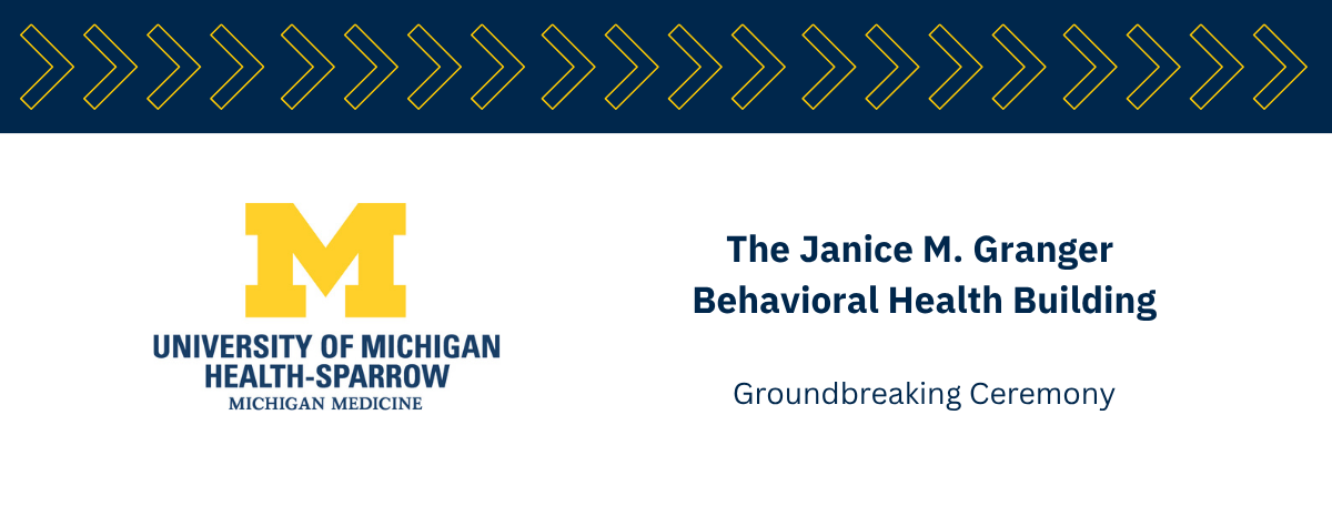 Janice M. Granger Behavioral Health Building Groundbreaking Ceremony